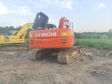 Hitachi ZX210 crawler excavator, rear view