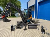 Berger Kraus BK4000KJS mini excavator with attachments