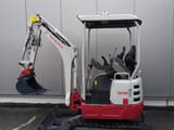 2017 Takeuchi TB215R mini excavator, side view