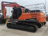 2020 Doosan DX300LC-9C crawler excavator, rear three-quarter view