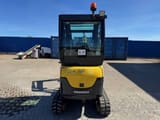 2020 Yanmar SV18 mini excavator, rear view