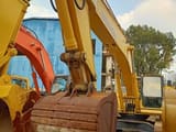 2022 Komatsu PC400-7 crawler excavator, close-up of boom and bucket