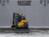 2014 Volvo ECR58D mini excavator, rear three-quarter view