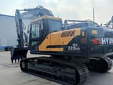 2025 Hyundai HX220HD crawler excavator, rear three-quarter view