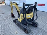 2019 Yanmar VIO12 mini excavator, rear three-quarter view