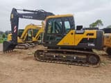 2024 Volvo EC140DLC crawler excavator, side view