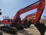 2023 Doosan DX300LC crawler excavator, side view