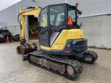 2017 Yanmar VIO80-1A mini excavator, rear three-quarter view