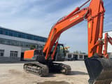 2023 Hitachi ZX350 crawler excavator, side view