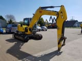 2018 Wacker Neuson ET90 crawler excavator, rear three-quarter view