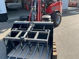 2024 Schäffer 3630 mini excavator with grapple bucket, front view