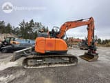 2019 Doosan DX140LCR-5 crawler excavator, side view