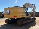 2020 Caterpillar 330 crawler excavator, rear three-quarter view