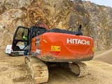2019 Hitachi Zaxis 250LCN crawler excavator rear view