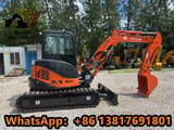 2024 Hitachi Zaxis 50U mini excavator, side profile view