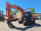 2019 Hitachi ZX135US-6 crawler excavator, side profile view