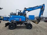 2018 Doosan DX165W-5 wheel excavator, side profile view