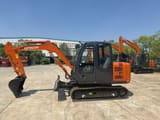 2025 Hitachi ZX60 mini excavator, side view