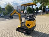 Berger Kraus BK1000JS mini excavator, rear three-quarter view