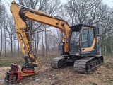2014 Hyundai Robex 145LCR-9A crawler excavator, side view