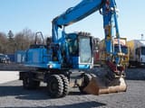 2013 Komatsu PW160-8 wheel excavator, front three-quarter view