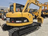 2022 Caterpillar 308CCR mini excavator, rear three-quarter view
