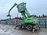 2010 Sennebogen 821 material handler, rear three-quarter view