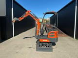 Kubota SD15E mini excavator, side view