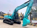 2020 Kobelco SK210LC-6E crawler excavator, side view
