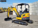 2023 XCMG XE27E mini excavator, rear three-quarter view
