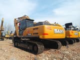 2023 Sany SY335H crawler excavator, rear three-quarter view