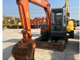 2020 Hitachi ZX55 mini excavator, front three-quarter view