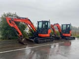 2018 Kubota KX057-4 mini excavator, side view