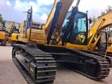 2024 Caterpillar 345GC crawler excavator, side-rear view
