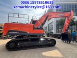 2023 Doosan DX225LCA crawler excavator, side view