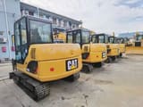 2016 Caterpillar 306D crawler excavator, rear three-quarter view