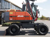 2016 Atlas 160W wheel excavator, side view