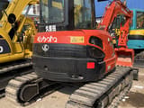2026 Kubota U40-3 mini excavator, rear three-quarter view