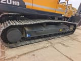 2024 Hyundai HX220HD crawler excavator side view of tracks