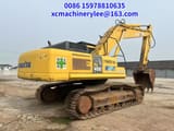 2021 Komatsu PC400 crawler excavator, rear three-quarter view
