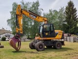 2012 JCB JS175W wheel excavator side view
