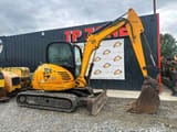 2010 JCB 8055 mini excavator side view