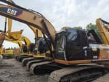 2022 Caterpillar 329D crawler excavator, side view