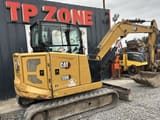2022 Caterpillar 306CR NEXT GEN mini excavator, rear three-quarter view