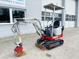 2013 Takeuchi TB108 mini excavator, side view