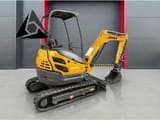 Gorila G27SE I PRO mini excavator, rear three-quarter view