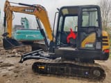 2022 Sany SY60C mini excavator, side view