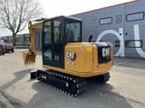 2017 Caterpillar 305.5E2 mini excavator, rear three-quarter view