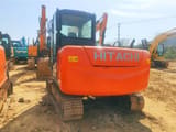 Hitachi ZX60 mini excavator, rear view