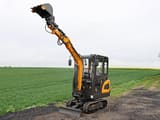 2025 APS KME20 mini excavator, side view